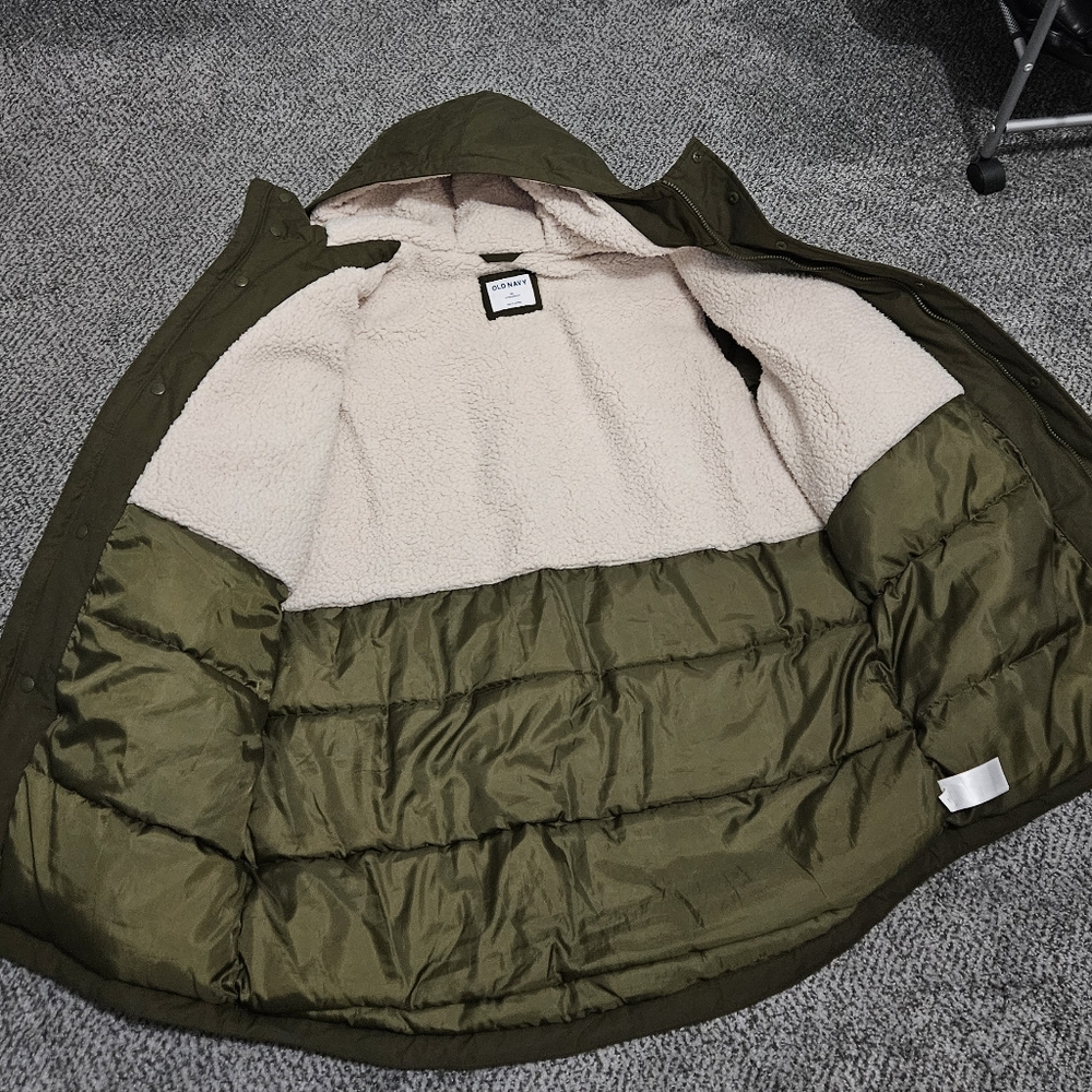 Men's Hooded Parka Coat w/ - XL - Picture 7 of 7